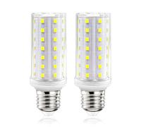 MDee E27 LED Bulb Cool White 6000K, 5W E27 Edison Screw Bulb, 90W Incandescent Equivalent, 925Lumen, 64LEDs, AC 230V, Non-Dimmable, Energy Saving Corn Light Bulbs for Home Lighting Decor, 2 Count