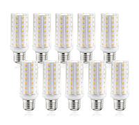 MDee E27 LED Bulb Warm White 3000K, 5W E27 Edison Screw Bulb, 90W Incandescent Equivalent, 925Lumen, 64LEDs, AC 230V, Non-Dimmable, Energy Saving Corn Light Bulbs for Home Lighting Decor, 10 Count