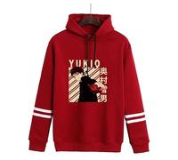 MDEM Anime Blue Exorcist Hoodie Ao No Exorcist Long Sleeves Hoodie Rin Okumura Cosplay Hoodie Yukio Okumura Print Pullover-color1||L