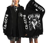MDEM Anime Chainsaw Man Pochita Denji Zip Up Hoodies Hayakawa Aki Fox Devil Kon Manga Sweatshirts Korean Style Graphic Zipper Jackets-style2||XXL