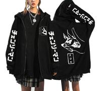 MDEM Anime Chainsaw Man Pochita Denji Zip Up Hoodies Hayakawa Aki Fox Devil Kon Manga Sweatshirts Korean Style Graphic Zipper Jackets-style6||S