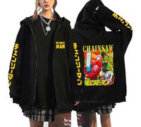 MDEM Anime Chainsaw Man Sweatshirts Denji Hooded Hoodies Makima Zipper Jacket Long Sleeve Zip Jackets Fleece Streetwear Sweatshirt-style6||L