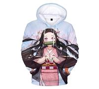MDEM Anime Demon Slayer Kamado Nezuko Cosplay Costumes 3D Print Fashion Hoodies Men Women Pullover Autumn Sweatshirts Clothes-style1||M