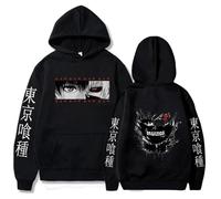 MDEM Anime Hoodie Tokyo Ghoul Kenaki Hoodies Men Women Casual Loose Print Pullover Harajuku Streetwear Men's Clothing-color6||XS