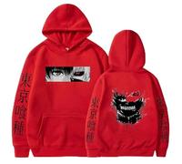 MDEM Anime Hoodie Tokyo Ghoul Kenaki Hoodies Men Women Casual Loose Print Pullover Harajuku Streetwear Men's Clothing-color3||XXL