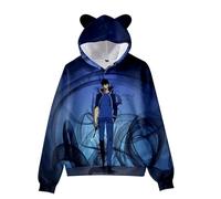 MDEM Band Solo Leveling Hoodie 3D Cat Ear Pullover Long Sleeve Men Women's Hoodie Unisex Top Blouse Harajuku Streetwear Kawaii Tops-style3||S