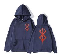 MDEM Berserk Guts Hoodies Japanese Anime Sweatshirts Unisex Streetwear Women Clothes Harajuku Mens Tops Autumn/Winter Fleece Hooded-style2||4XL