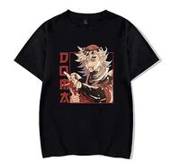 MDEM Demon Slayer Daki and Giyuutarou T-Shirt Anime Harajiku Hip Hop Casual Loose Unisex T Shirts-style5||XL