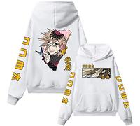 MDEM Demon Slayer Upper Moons Two Douma Anime Hoodie Man Woman Harajuku Pullovers Tops Long Sleeves Streetwear-style1||XL