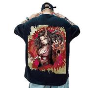 MDEM Harajuku Demon Slayer Kamado Nezuko Print Fashion T-Shirt Summer Men Women Short Sleeve-style8||4XL