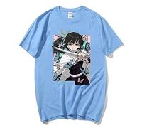MDEM Japanese Anime Demon Slayer T Shirt Unisex Kanao Tsuyuri Graphic Tee Shirt Women Kimetsu No Yaiba Nezuko Tshirt Female T-Shirt-style5||XS