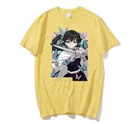 MDEM Japanese Anime Demon Slayer T Shirt Unisex Kanao Tsuyuri Graphic Tee Shirt Women Kimetsu No Yaiba Nezuko Tshirt Female T-Shirt-style7||M