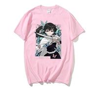 MDEM Japanese Anime Demon Slayer T Shirt Unisex Kanao Tsuyuri Graphic Tee Shirt Women Kimetsu No Yaiba Nezuko Tshirt Female T-Shirt-style3||XXS