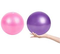 Mdeper Exercise Ball, 9 Inch Small Gym Ball for Yoga, Pilates, Stability, Barre, Physical Therapy, Stretching and Core Training (2 Pack)