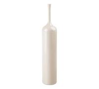 mDesign standing Toilet Brush Holder Slim Modern Bathroom Accessories High-Quality Toilet Brush and Holder Made of Durable Plastic Cream