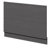 MDF End Bath Panel with Plinth | Graphite Grey | 750mm
