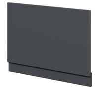MDF End Bath Panel with Plinth | Satin Anthracite | 750mm