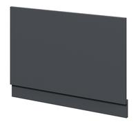 MDF End Bath Panel with Plinth | Satin Anthracite | 800mm