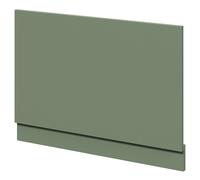 MDF End Bath Panel with Plinth | Satin Green | 800mm