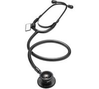 MDF Instruments, Dual Head Lightweight Stethoscope, All Black,MDF747BO