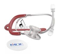MDF Instruments, Dual Head Lightweight Stethoscope, Burgundy (Napa), MDF74717