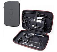 MDF Instruments, Hard Case for Classic Cardiology, MD One & Acoustica Stethoscopes, Reflex Hammers, Sphygmomanometers, Mesh Pocket for Doctor & Nurse Accessories, Large Size, MDFSCL12