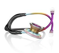 MDF Instruments, MD One Epoch Lightweight Titanium Stethoscope, Adult, Black Tube, Kaleidoscope Chestpiece-Headset, MDF777TKL11