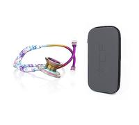 MDF Instruments, MD One Epoch Lightweight Titanium Stethoscope, Adult, Monet Tube, Kaleidoscope Chestpieces-Headset, MDF777TMOKL+ Travel Case