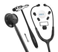MDF Instruments, MD One Stainless Steel Premium Dual Head Stethoscope, MDF777BO + romner Neurological Reflex Hammer with Built-in Brush for cutaneous and Superficial responses, MDF555P11