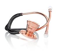 MDF Instruments, ProCardial Cardiology Stethoscope, Lightweight Titanium, MDF797TRTEBO + MDF Hard Travel Carrying Case with Mesh Pocket, Medium Size (MDFSCM12)