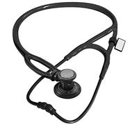 MDF Instruments, Sprague-XRedesigned Sprague Rappaport Stethoscope with Adult, Pediatric, and Infant convertible chestpiece, Royal Blue Tube, All Black Tube, MDF767X-BO