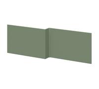 MDF L Shaped Front Bath Panel | Satin Green | 1700mm