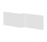 MDF L Shaped Front Bath Panel | Satin White | 1700mm
