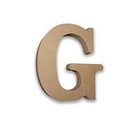MDF Letter G - Large Free Standing Wooden Letter for Crafts & Decor