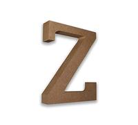 Mdf Letters For Crafts - Large Free Standing Wooden Letter Z (13cm High X 2cm Deep) - Personalised Names & Decor