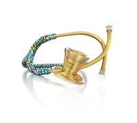 MDF Mermaid Gold ProCardial Cardiology Stethoscope, Limited Edition Mprints, Lightweight Titanium, Adult, Dual Head, Free-Parts-for-Life, Mermaid Tube, Gold Chestpiece-Headset, MDF797TMMK