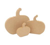 MDF Pumpkin Multiple Sizes - Freestanding 18mm Wooden Craft Shape Blank Décor DoodleTech (Size: 150mm / Pack: 5)