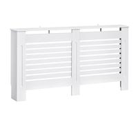 HOMCOM 152Lx19Wx81H cm MDF Radiator Cover-White