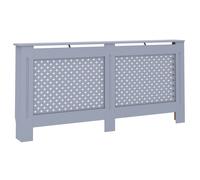 vidaXL Radiator Cover Anthracite MDF Grill Cabinet Heater Shelf Heating Unit