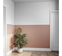 Mdf-Tite Scallop Cladding Pre-Cut Panel (L)1200mm (W)170mm (T)18mm