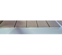 MDF wall panelling strips. Pre-cut strips can be painted (10, 1000 x 100 mm Strips & Glue)