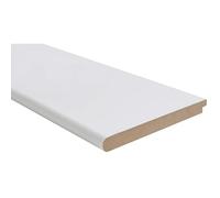 MDF Window Board Bullnose White - Interior Window Sill (25 x 219 x 2100mm)