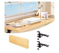 MDF Window Display Shelf for Plants, Cat Perch & Home Decor, 1/2/3 Pack Foldable Clamp-Mounted Heavy Duty Window Sill & Countertop Ledge Extension(Set of 1,LxW 15.7″x7.9″(40cmx20cm))