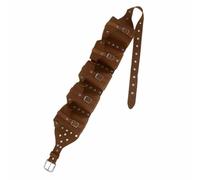 MDFCZXP Leather Waist Bag Strap -Medieval Vintage Girdle - for Stage Play Performance COSPLAY Photography Photo Props,Brown,50cm