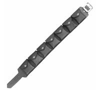 MDFCZXP Medieval Belt Pouch - Middle Rivet PU Leather Belt Bag - for Drama Interpretation COSPLAY Photography Photo Props,A,100cm