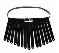 MDFCZXP Medieval Gladiator Armour - Cosplay Leather Skirt Armour - for Cosplay Show Accessories,Black,10cm