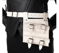 MDFCZXP Medieval Knight Sword Sleeve - Medieval Circular Belt with Scabbard And Rivets - Adjustable Steampunk Knight Belt - for Adult Men Larp Knight Weapon Cosplay,A3,5inch