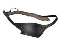 MDFCZXP Medieval Patch Eye Vikings Retro Leather Eye Mask Outdoor Adjustable Cosplay,right,20cm