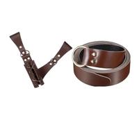MDFCZXP Medieval Sword Belt Waist Sheath Scabbard Holder PU Leather Diagonal Sword Belt for Halloween Accessory,Brown,5inch