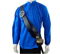 MDFCZXP Medieval Sword Cover - Steampunk PU Leather Sword Sleeve - One-Shoulder Waist-Mounted Sword Holder - Adjustable Leather Sword Frog - for LARP Clothing Accessories,C1,5inch